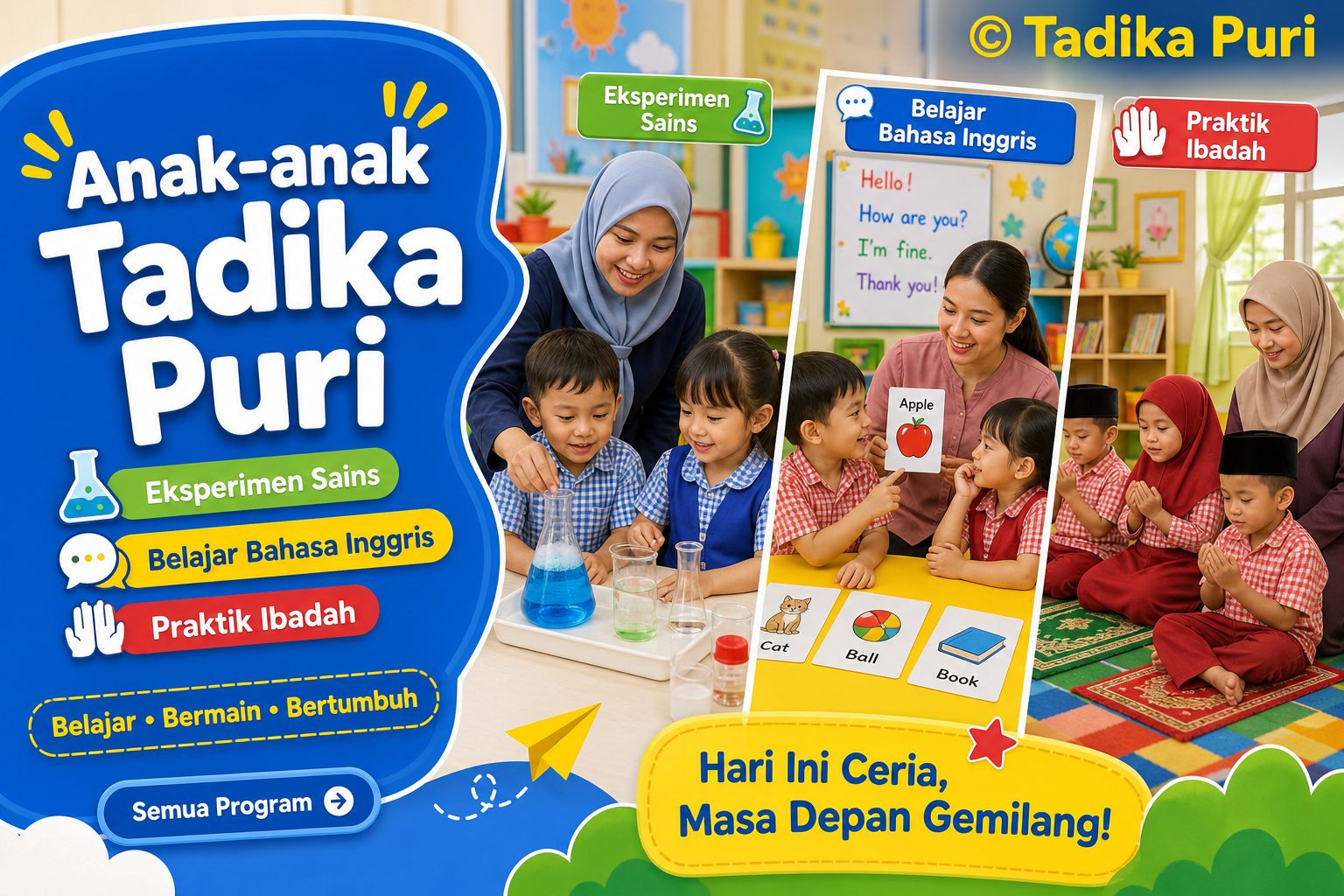 program unggulan tadika puri 2026 steam bilingual islamic values